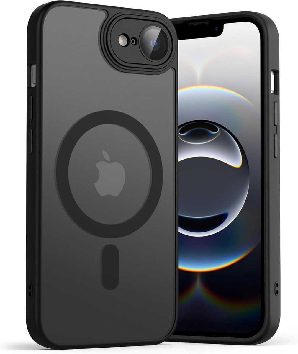 Minimalistische Matte Beschermcase voor iPhone 16e - Transparant, Hard PC, Compatibel met MagSafe, Schokbestendig en Duurzaam