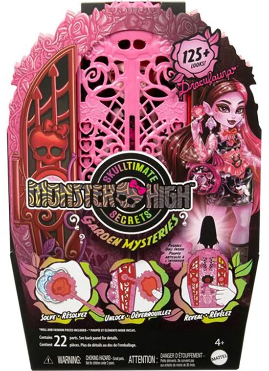 Monster High Skulltimate Secrets - Draculaura Modepop — afbeelding 4