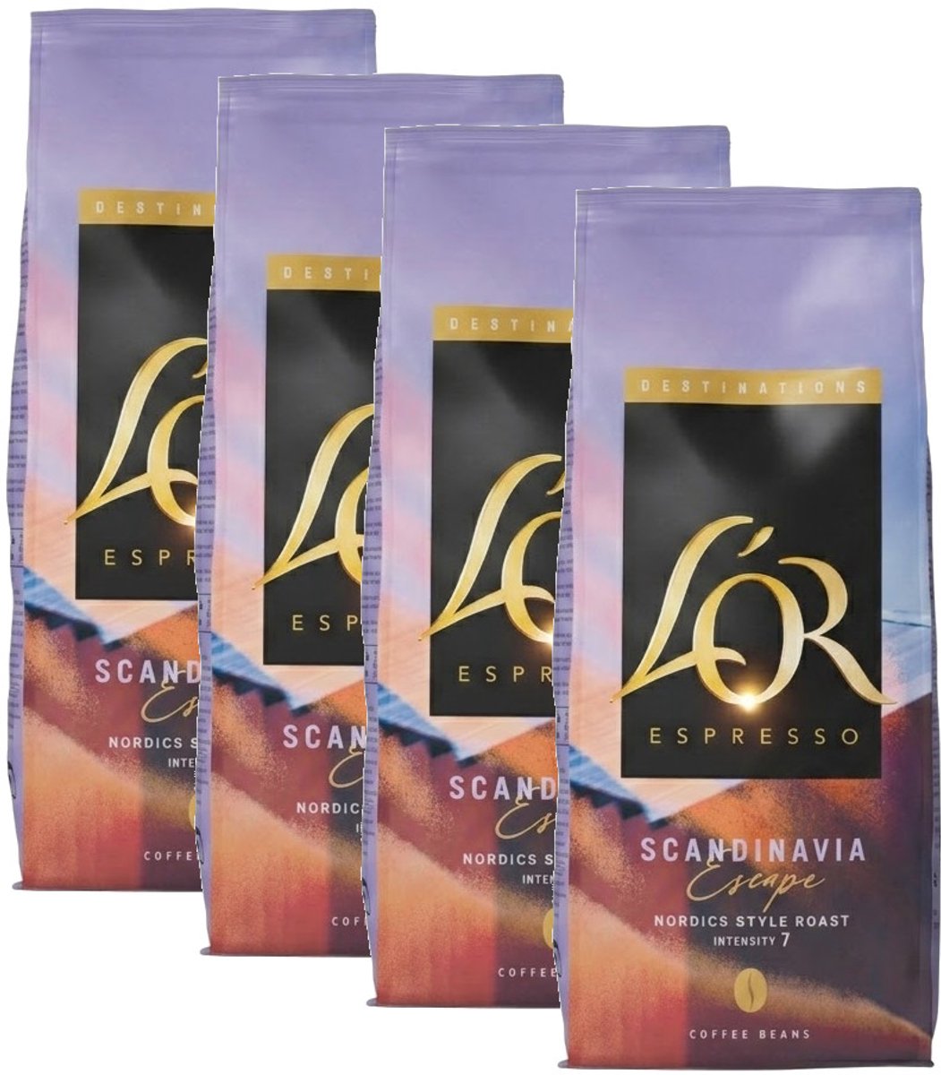 L'Or Espresso Scandinavia - Multipack - 1800g (4x450g) Koffiebonen