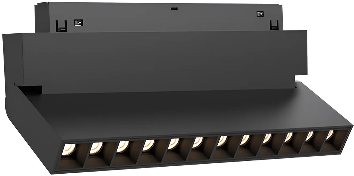 48V Magnetische Lineaire LED Bar - Kingtron Magni Smart - Tuya Smart Tracklight - Dimbaar - 12W 1020lm 24D - Aanpasbare Lichtkleur 3000K-4000K-6000K - Kantelbaar Zwart