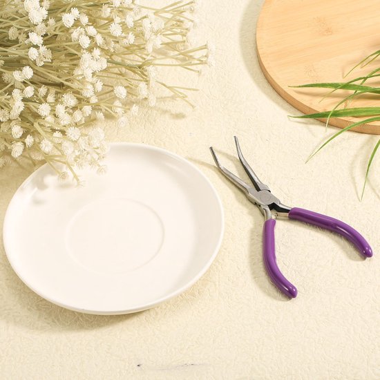 Virtubuy - Herringbone Pliers - Visgereedschap - Ergonomische handgreep - Paars - Tweezers voor vissers - Ideaal voor het voorbereiden van vis - 14,.. van Merkloos — afbeelding 3