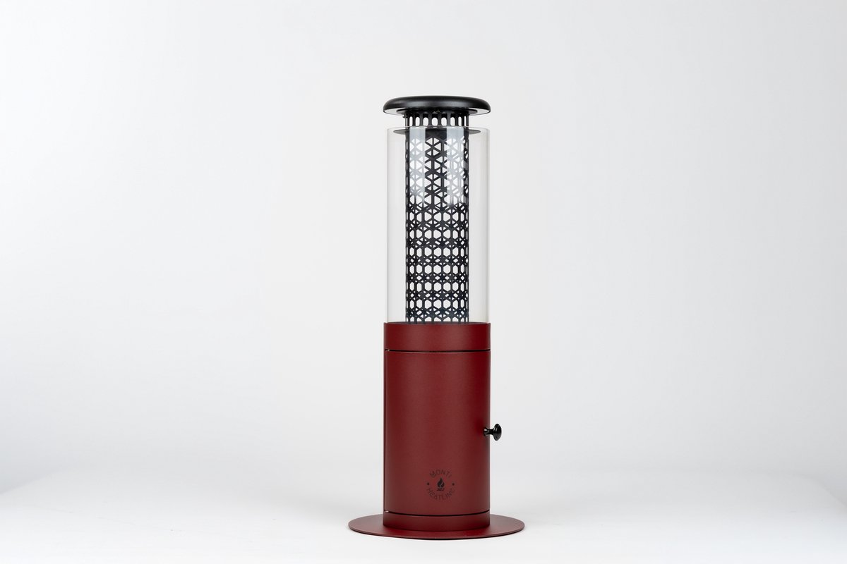 Monti HeatLine Ember Red - Pellet terrasverwarmer