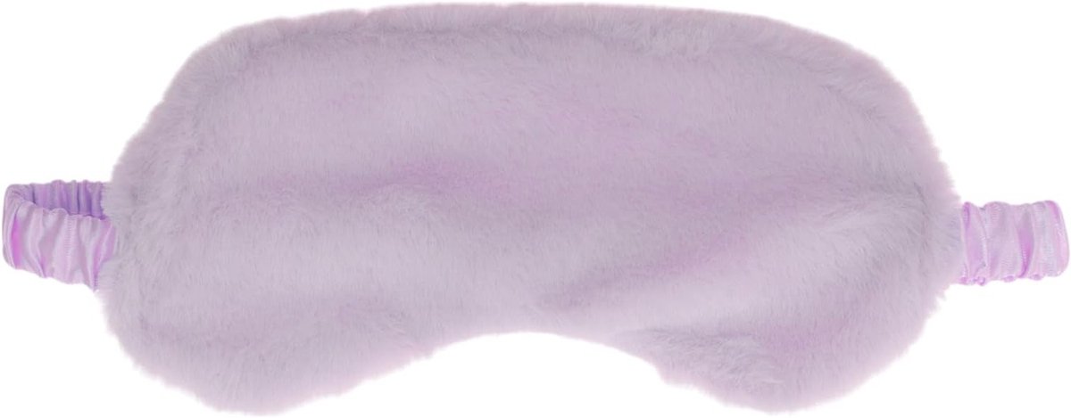 Zachte pluche slaapmaskers voor een comfortabele nachtrust, ademend en lichtpaars, ideaal voor reizen en dutjes