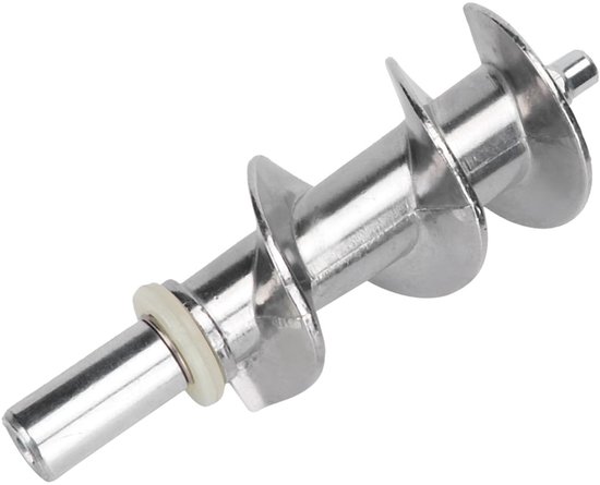 Vleesmolenhulpstuk - Gehaktmolenonderdelen - Keukenwerk - Roestvrij staal - 12 cm - Zilver van Merkloos — afbeelding 3