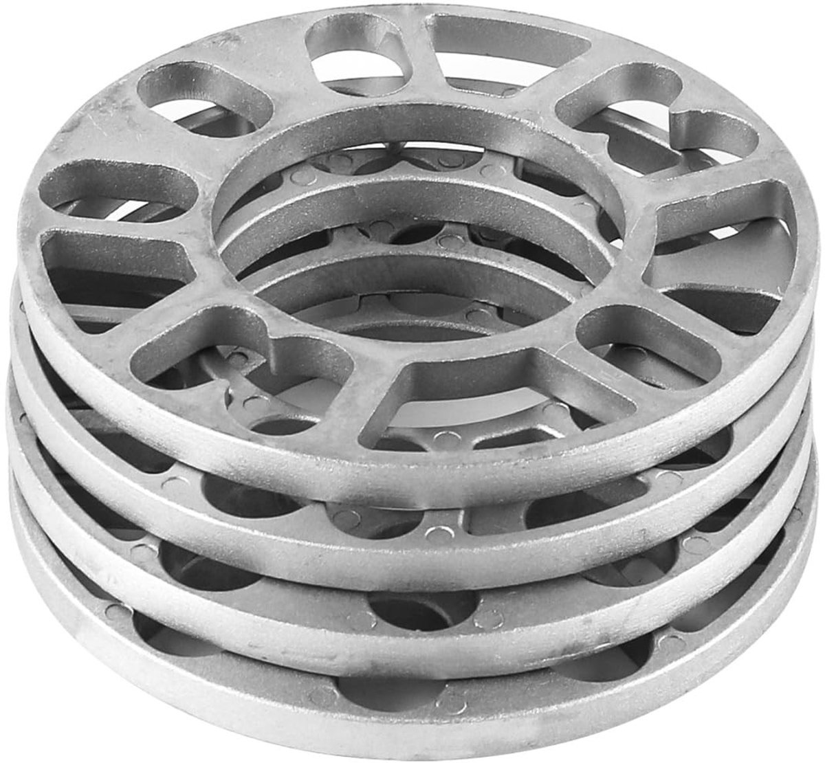 Dailygoody - 4-pack wielafstandhouders - aluminium legeringsshims - universele afstandhouder - 10 mm dikte - 100 mm tot 120 mm steekas - geschikt voor...