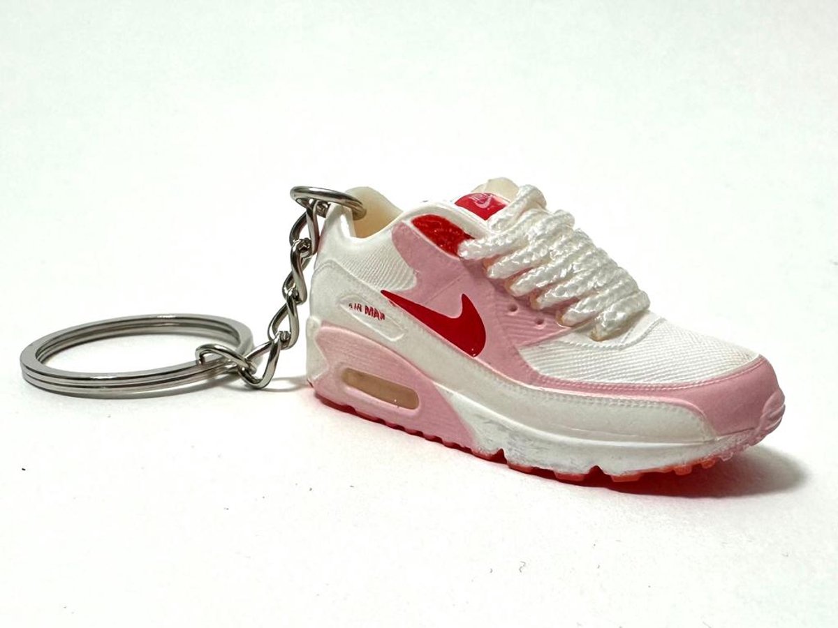 ShoeBlockX SneaKeys | Sleutelhanger | Tassenhanger | Nike Air Max 90 Roze | Sneakers | Schoen | Accessoires | Cadeau