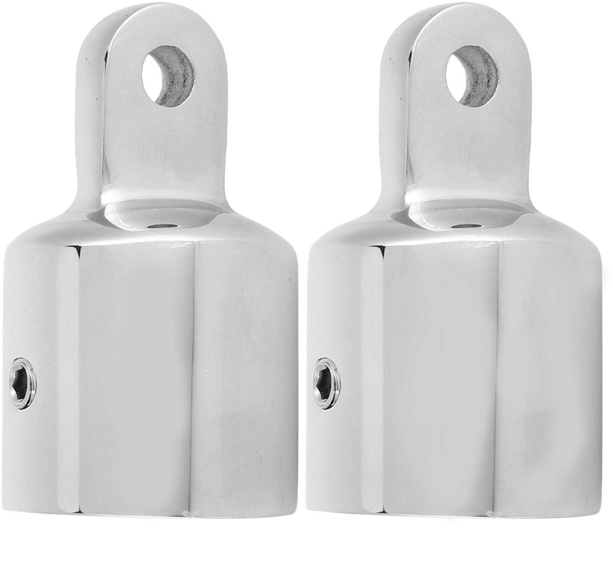 Dailygoody - Eye End Cap - Boot Bimini Top Fitting - Corrosiebestendig - 22mm 25mm - Premium Bootbeslag - Geschikt voor Boten