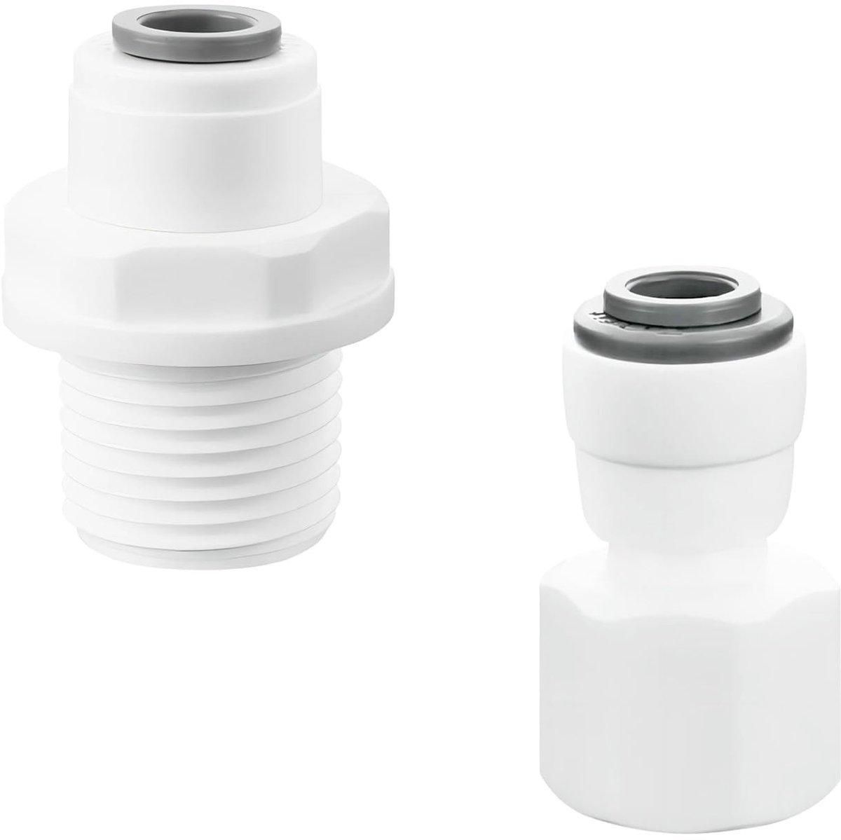 Dailygoody - 2Pcs Water Filter Quick Connector 1/4" naar 3/8" - Levenslang Lekvrij