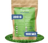 Microklaver Gazon - (200g - 100m2) - Clover - Klaver - Klaver Zaad Voor Gazon - Zuiver Klaverzaad - Witte Klaver - Klaver Zaad - Microklaver Graszaad - Organifer