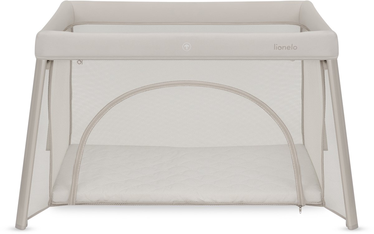 Lionelo Mila – 2 in 1 Reisbedje & Campingbed – Lichtgewicht – 2 Hoogteposities – 4 cm T25 Matras – 360° Mesh Ventilatie – Snel Compact Opvouwbaar – Zij-ingang met Rits – Inclusief Draagtas – Afneembare Wasbare Hoes – foto 8