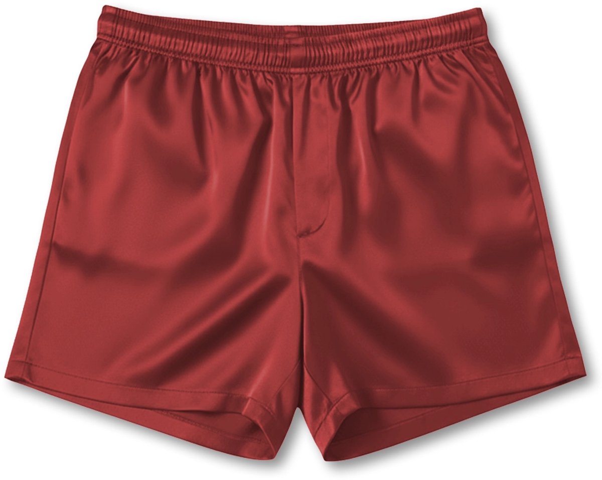 Zijden Boxershort inSilk Cologne - 100% Zijde - Exclusieve Heren Boxer van Satijnzijde - Kleur Bordeaux rood - Maat L