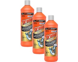 Drano Power Gel Vloeibare Ontstopper - Multipack 3x 1L | Mr. Muscle - Tegen Hardnekkige Verstoppingen