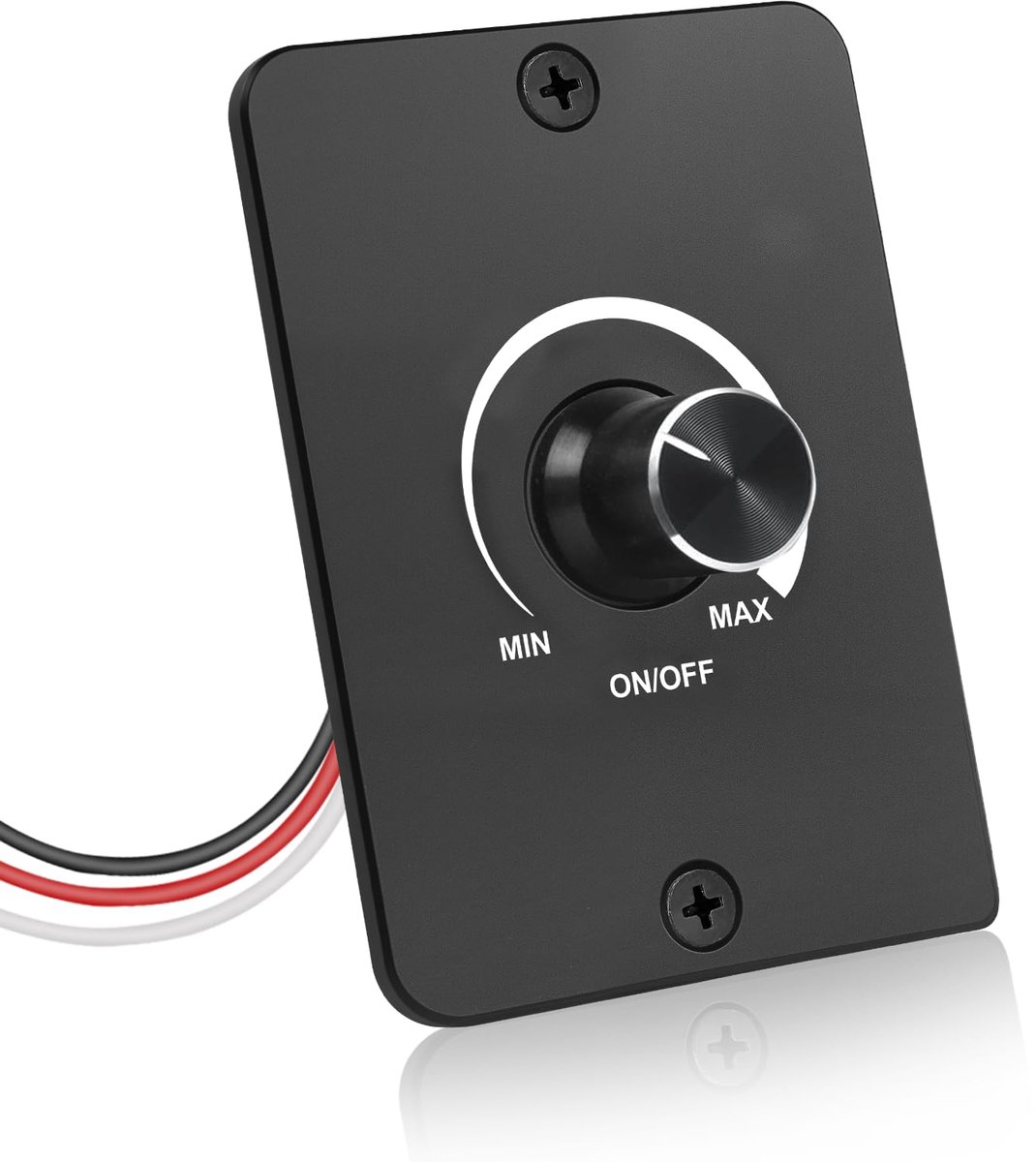 carmdering - LED-dimmer 12V - Dimmer Schakelaar - LED Dimmer - 5A, 60W, continu dimbaar 0-100% - Geen flikkering - Voor camper, boot en caravan - Zwart, eenvoudige installatie