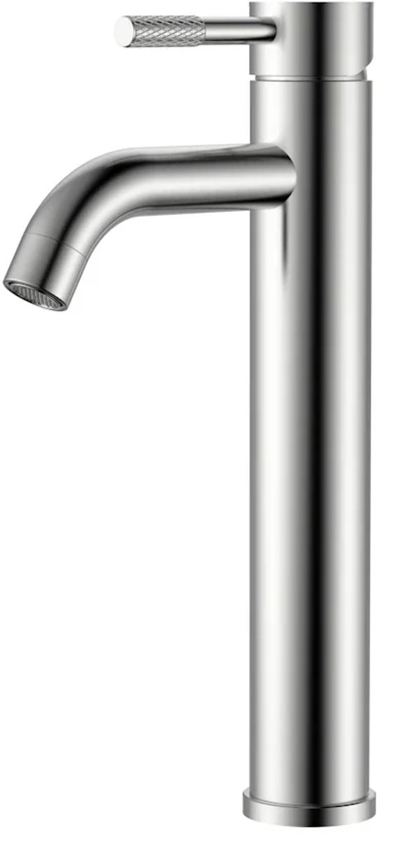 DutchLine - S-Grip Hoge Wastafelkraan – Geborsteld staal
