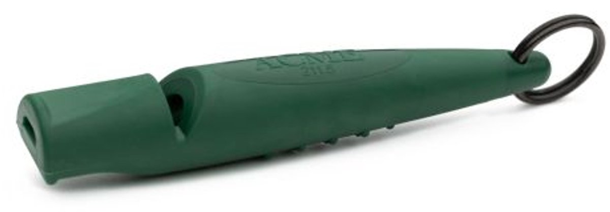 ACME - Dog Whistle - 211.5 - professionele allround hondenfluit - medium pitch - 1,5 km - Forest Green - zonder fluitkoord