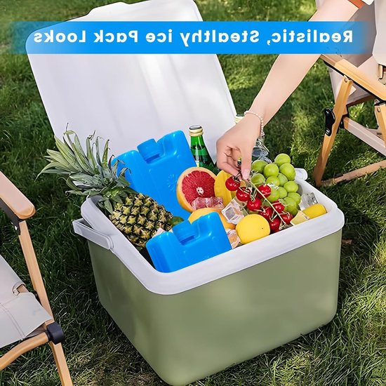 2 Stuks Verborgen IJsflessen - 400ml Verstopbare Alcoholzakken voor Festivals, Handige Plastic Wijnflessen voor Gemakkelijk Alcohol Smokkelen en Feestjes — afbeelding 5