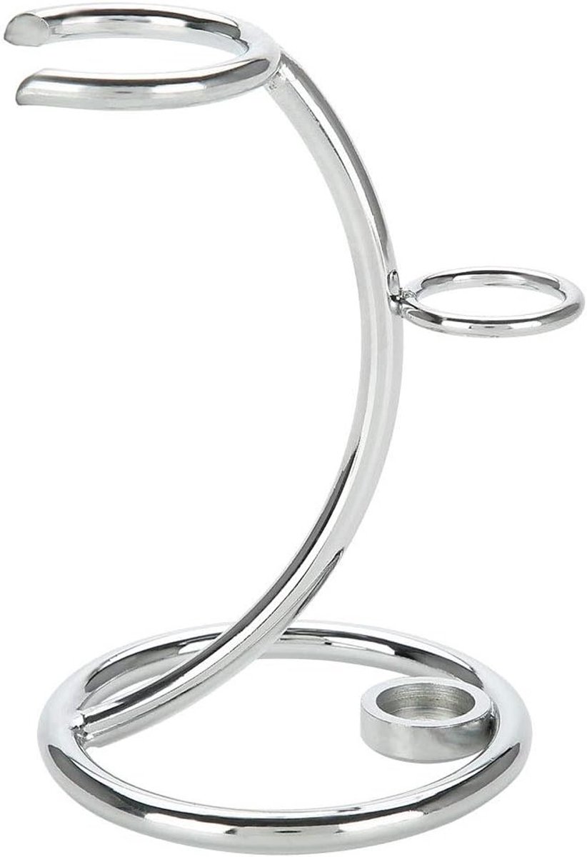 Heren Scheerkwast Set met Scheermes en Stand, Verleng de Levensduur van de Scheerkwast, Ideaal Scheeraccessoire voor een Perfecte Scheerbeurt