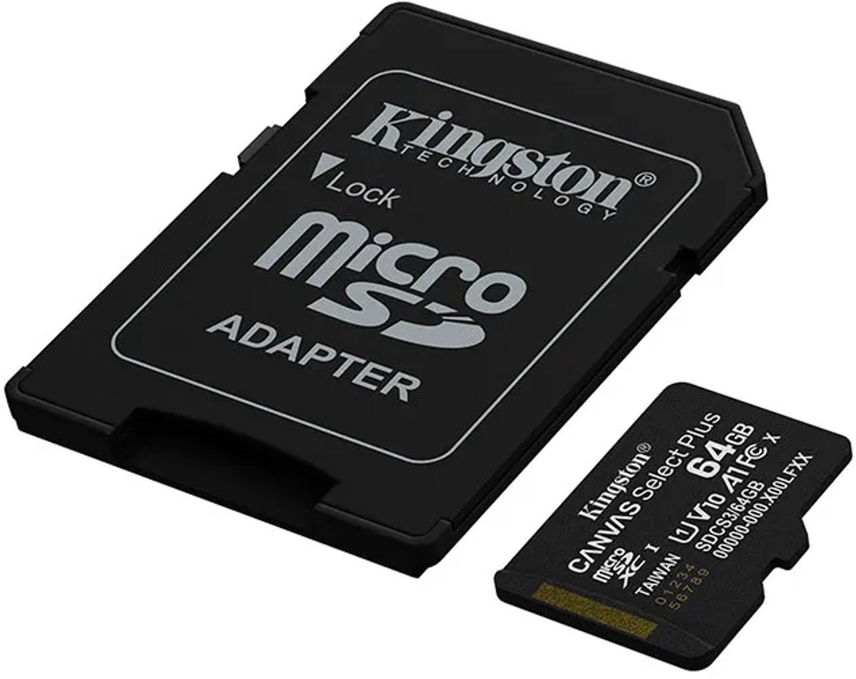 Kingston Canvas Select Plus 64 GB MicroSDXC geheugenkaart thumbnail 3