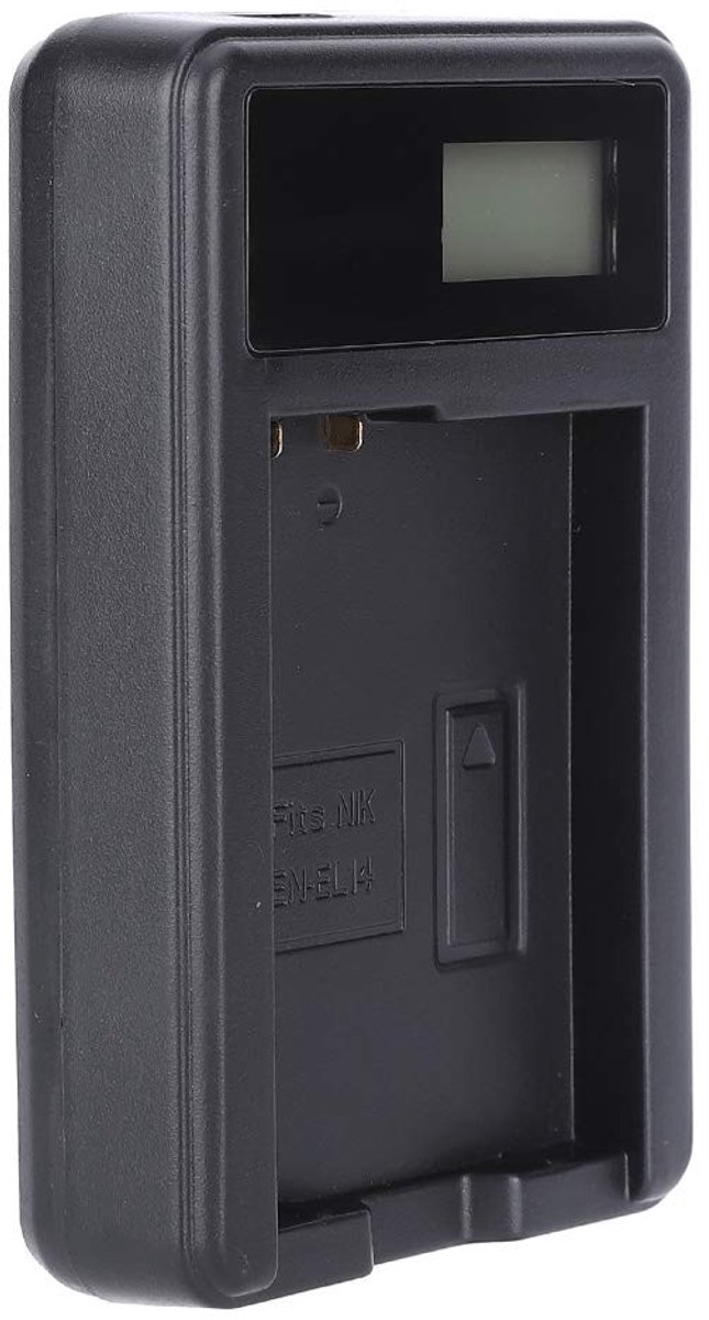 Dailygoody - Camera Batterij Oplader - EN-EL14 - LCD-scherm - Zwart - Geschikt voor D3100 D3200 D3300 D5100 D5200 D5300 D5500 - Voor Coolpix P7000 P71...
