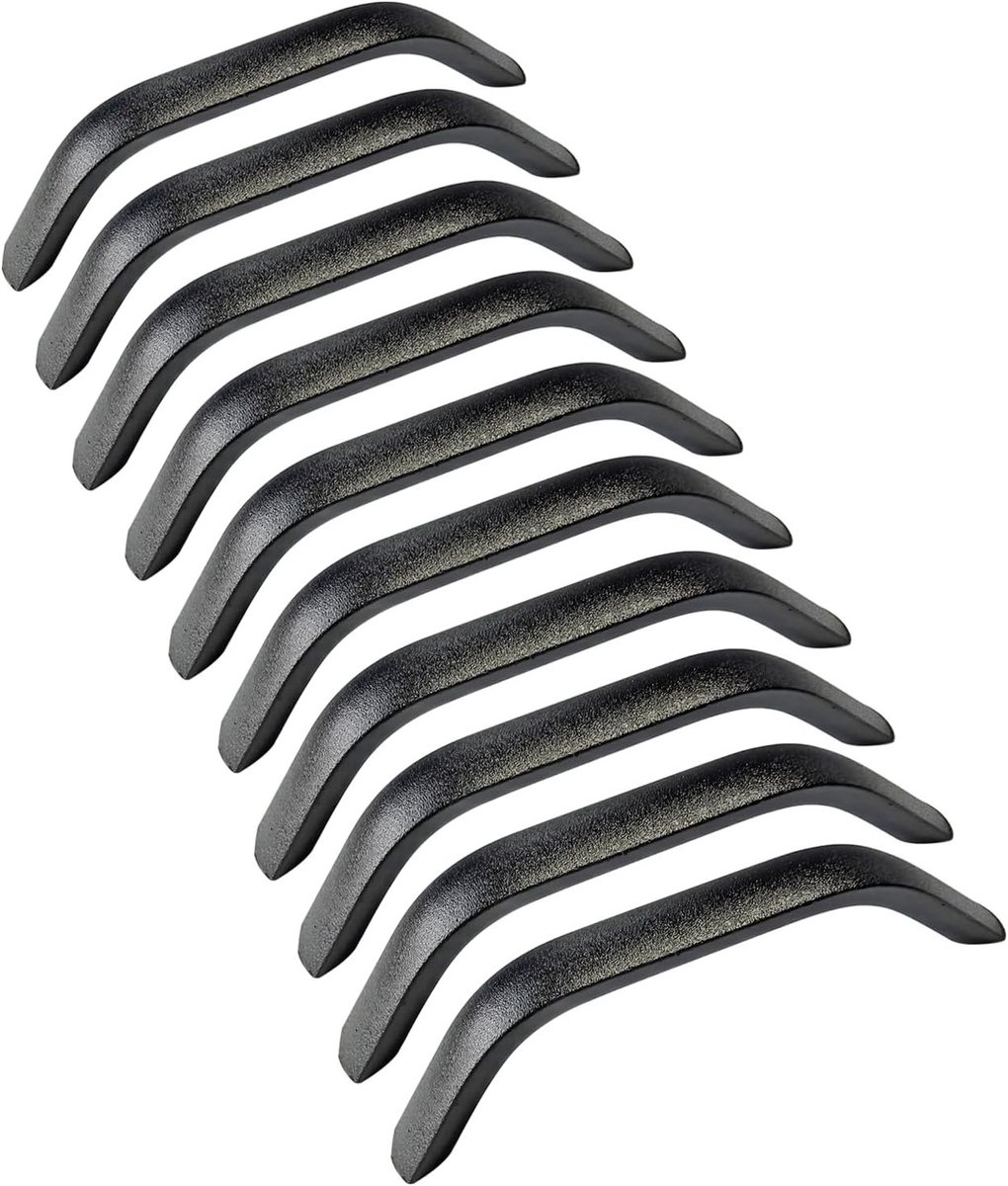 Arch Handgrepen voor Keuken- en Badkamerkasten, Sandblasted, 96 mm Gatafstand, Set van 20,