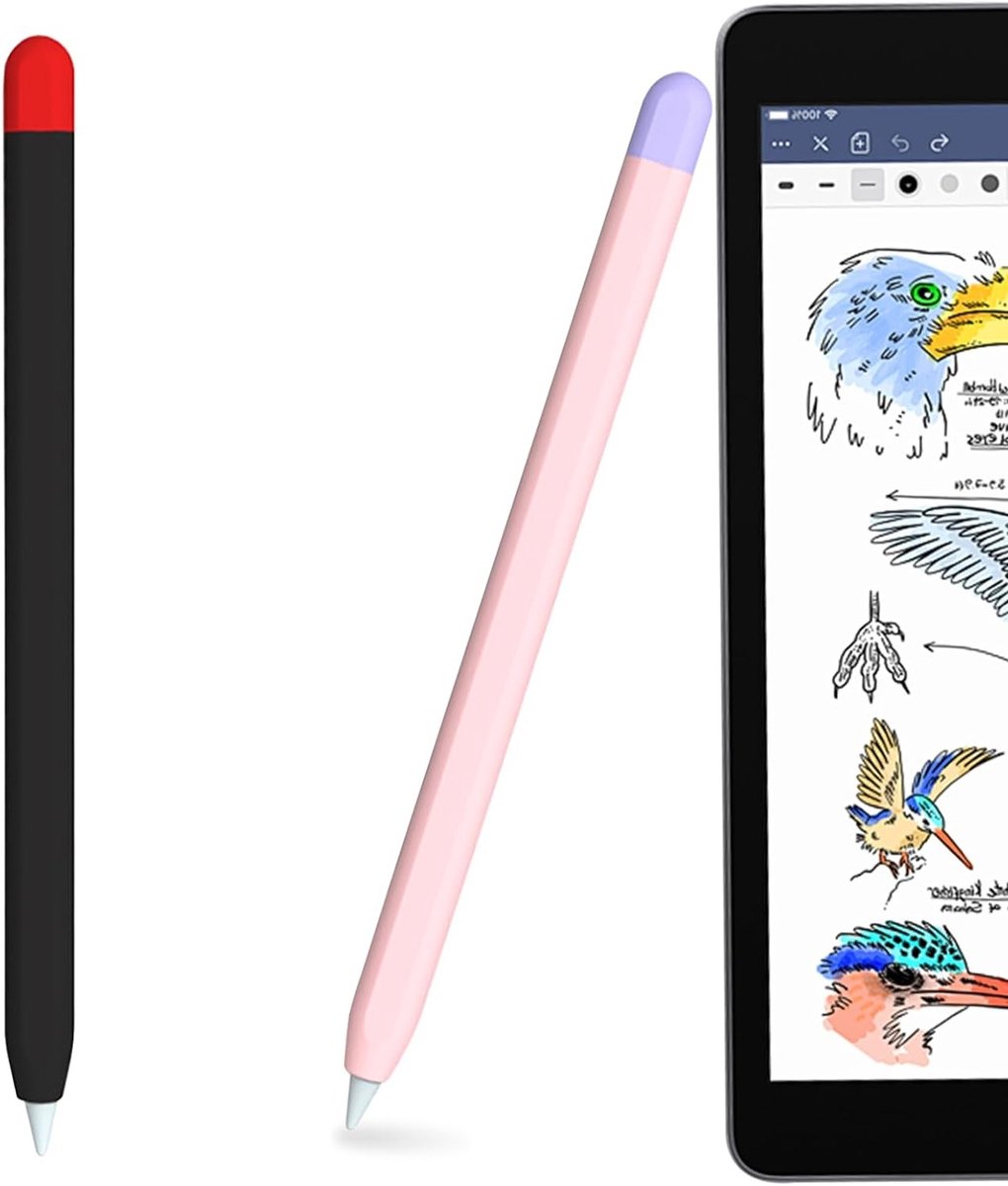 Silicone duotone hoes voor Apple Pencil 2e generatie - Bescherming, Grip en Stijl