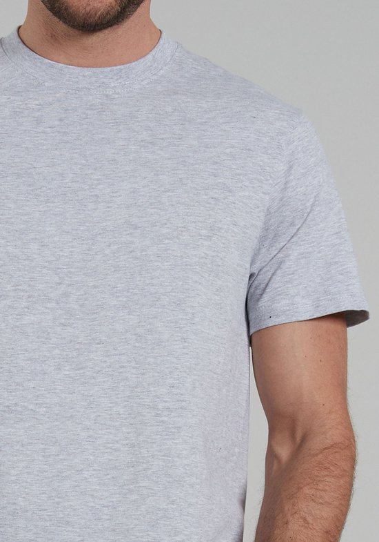 T-shirts homme Gotzburg coupe classique col rond (lot de 2) - gris - Taille : XL