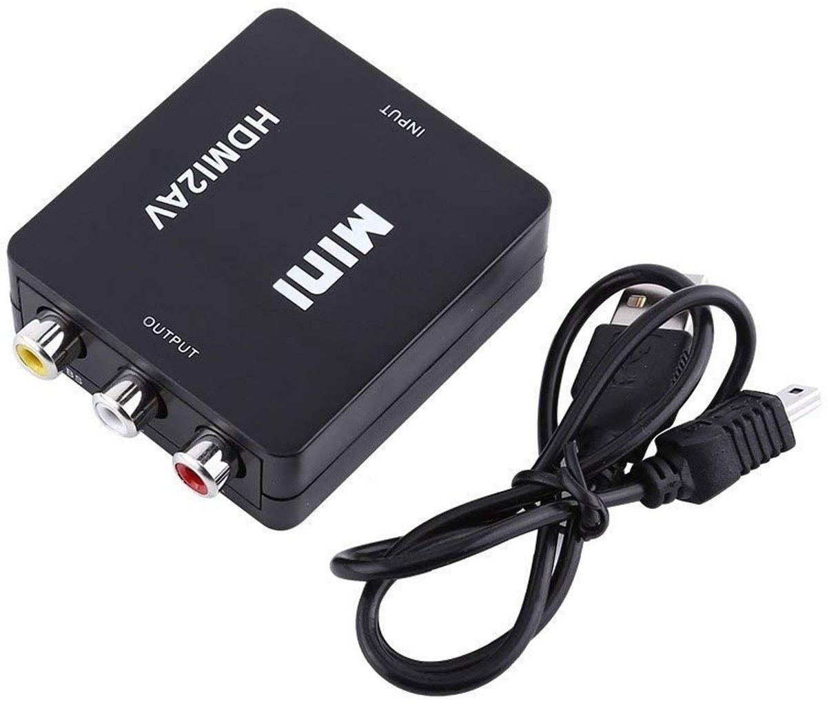 HDMI naar AV Converter voor Composiet TV en Audio - Ondersteunt NTSC en PAL
