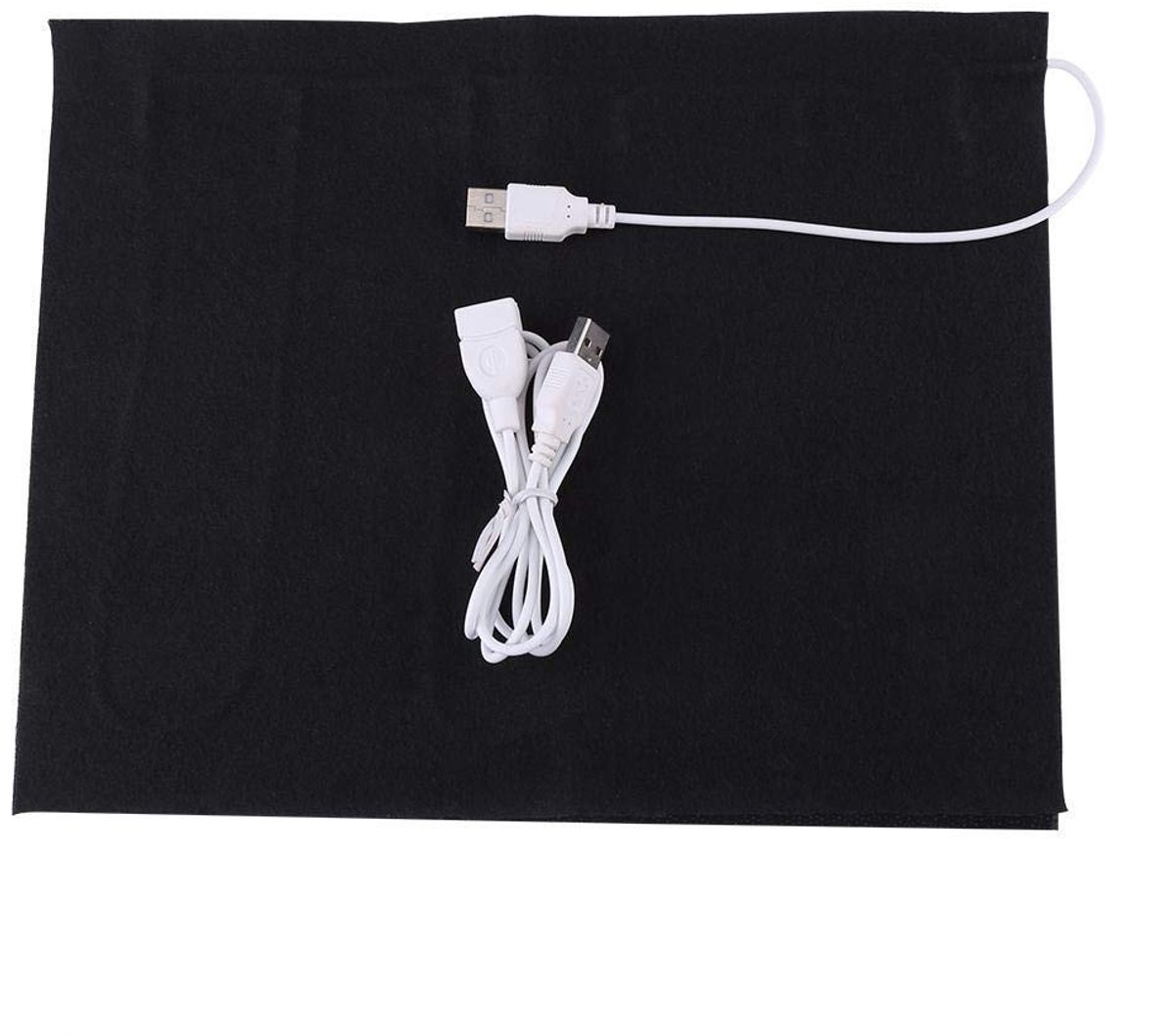 Dailygoods - Verwarming pad - Elektrische warmtekussens - Wasbaar en groot - Zwart - 35 tot 50 graden - Geschikt voor nek, rug en buik - Comfortabel e