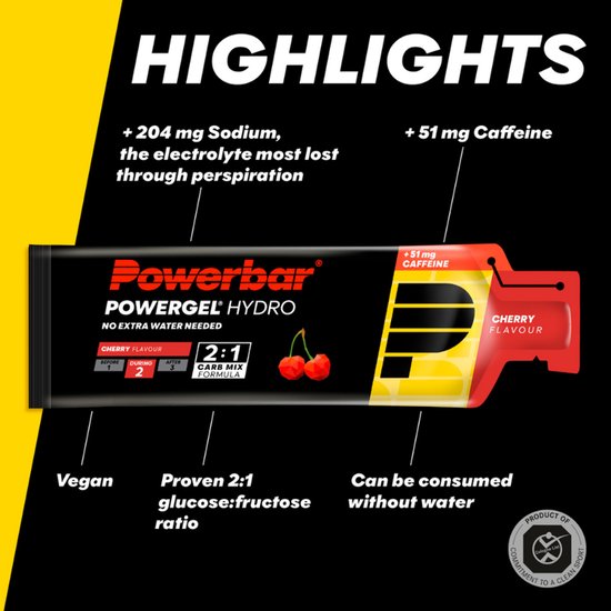 Powerbar Energiegels | Powergel Hydro | Voordeelpakket 5 x 3+1 GRATIS — afbeelding 3