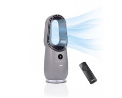 Princess Bladloze Torenventilator - 60 W – Krachtige & Stille Bladeless Fan met Afstandsbediening, Timer & LED‑Display – 75° Oscillatie – 3 Snelheden – 351582