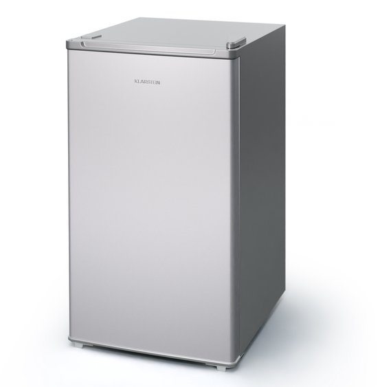Klarstein minikoelkast voor op de kamer, 70 liter minikoelkast met vriesvak voor drankjes, snacks, huidverzorgingsproducten en cosmetica, kleine koelkast met handmatige ontdooiing en ijsblokjesbakje, 0-10 °C van Klarstein — afbeelding 3