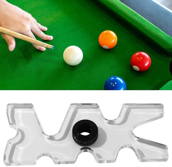 Dailygoody - Transparante Acryl Billiard Cue Rack met Hoornvorm voor Snooker en Pool van Merkloos — afbeelding 5