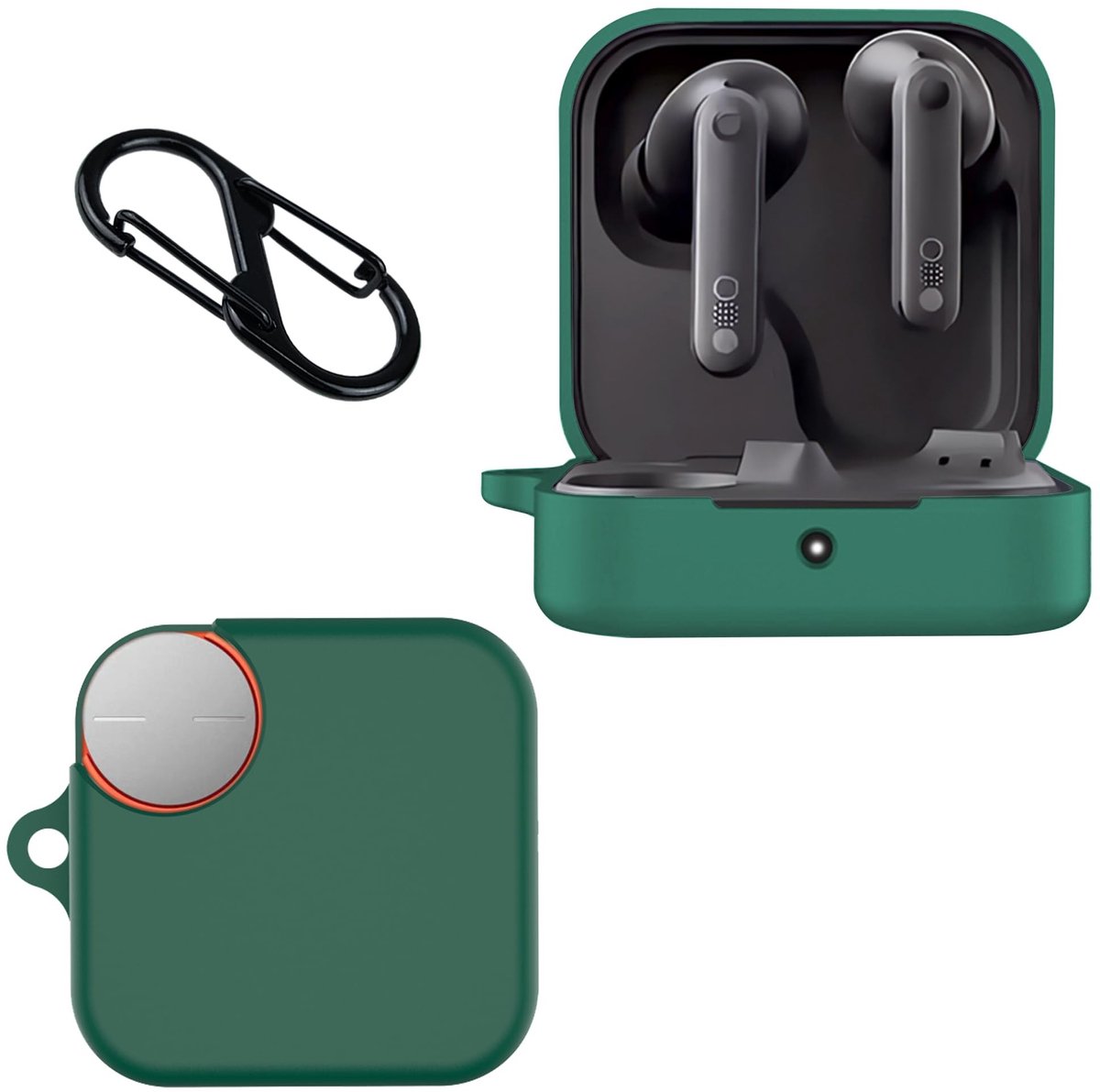 Dailygoody - Beschermhoes - Siliconen Hoes - Ultradun en Schokbestendig - Groen - Krasbestendig en Flexibel - Geschikt voor Nothing Buds Pro ...