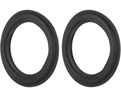 Dailygoody - Luidspreker Vervangingsset - Rubber Randen - Duurzaam en Betrouwbaar - Zwart - Ideaal voor Swans Luidsprekers - Hoogwaardige Geluidskwali