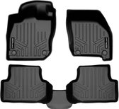 Smartliner 3D Automatten Set Voor- en Achterrij Zwart voor Audi A3 2020-, Audi RS3 2021-, Audi S3 2020- - Precisiepasvorm, Weerbestendige Bescherming, Antislip Oppervlak