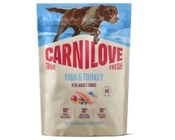 CARNILOVE TRUE FRESH - Dog - Fish & Turkey for Adult All Breeds 1,5 kg