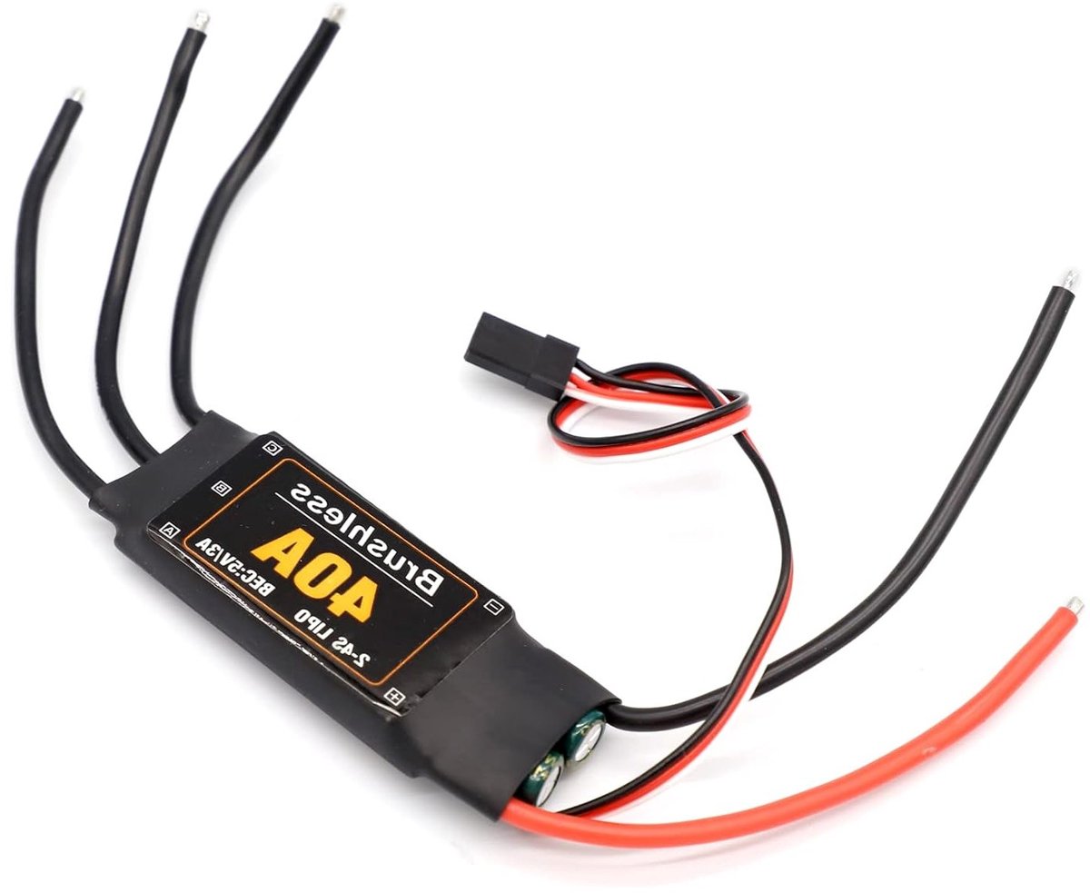 40A Brushless ESC Speed Controller voor 2-4S RC Vliegtuigen, Drones en Helicopters met 5V 3A BEC