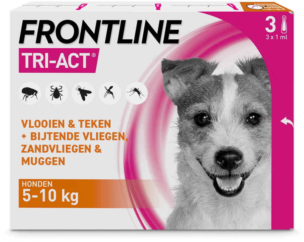 Frontline Frontline Tri-Act S - Apotheek - 1 ml 3 pip 5-10 Kg S