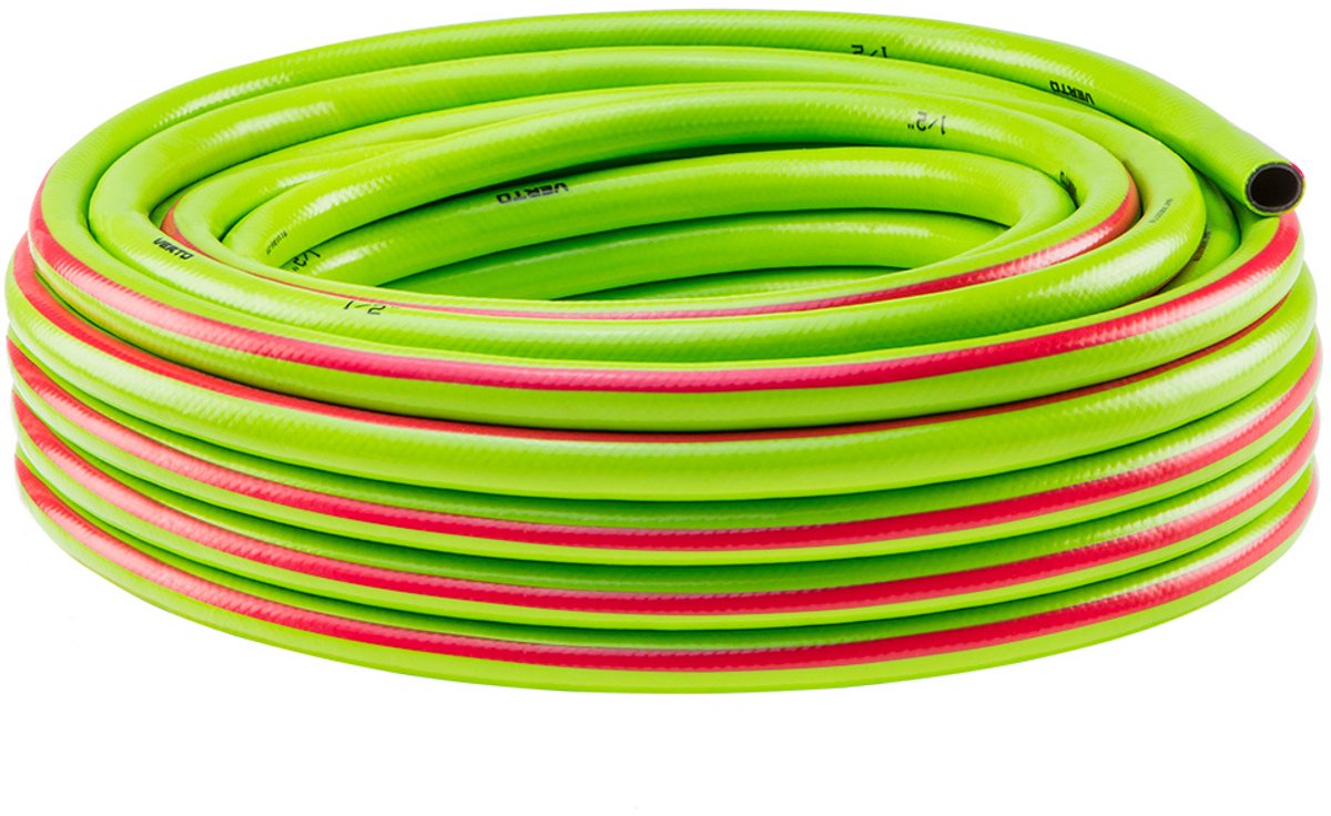 Tuinslang 20 m gewapend. 1/2 inch 25 bar. Professioneel.