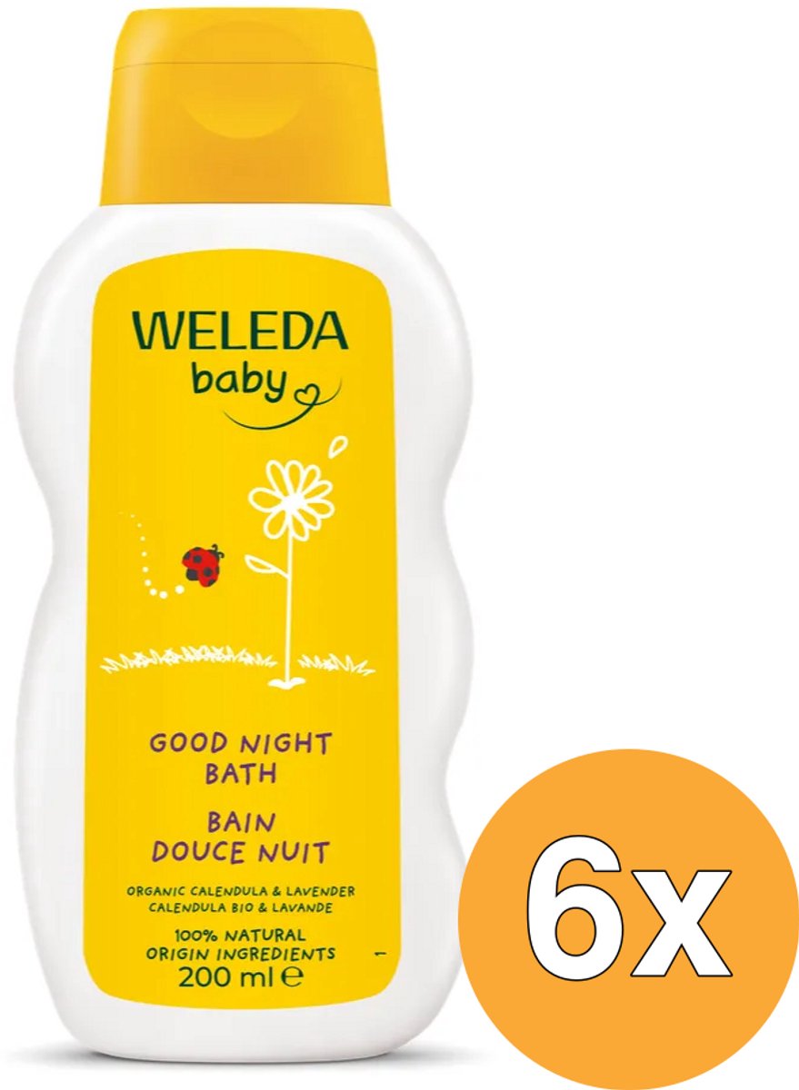 6x WELEDA Calendula Relax Cremebad (200 ml)
