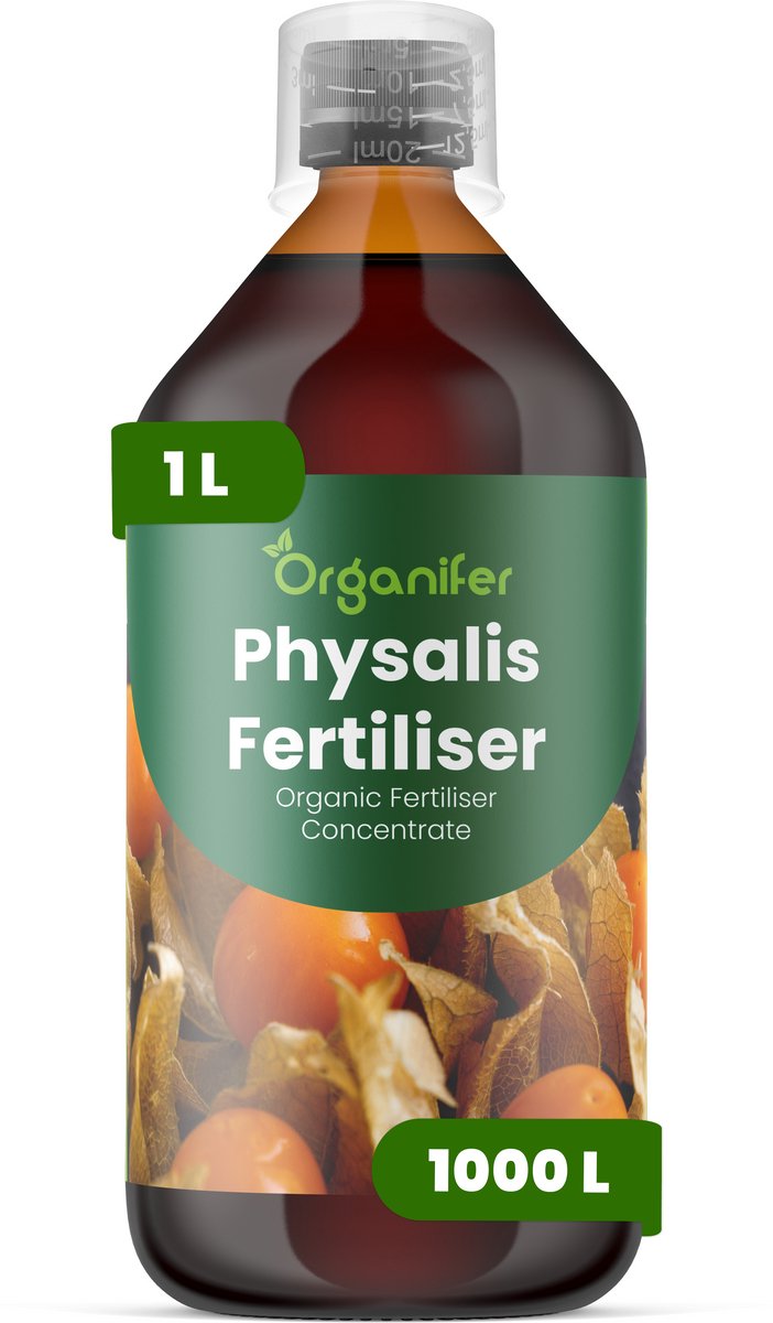 Vloeibare Meststof Voor Physalis 1 L Voor 1000 L - Npk 2-1-8 - Gelijkmatige Groei - Compacte Plantstructuur - Betrouwbare Vruchtzetting - Vruchtstevigheid - Sterk Wortelstelsel - Hittebestendig - Continue Vruchtproductie - Organifer