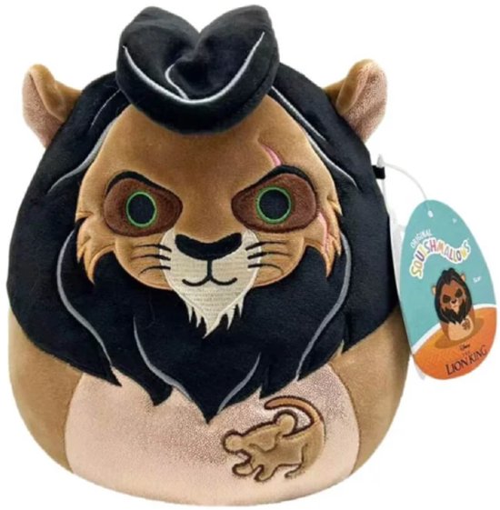 Squishmallows Scar The Lion King Pluche Knuffel 20 cm