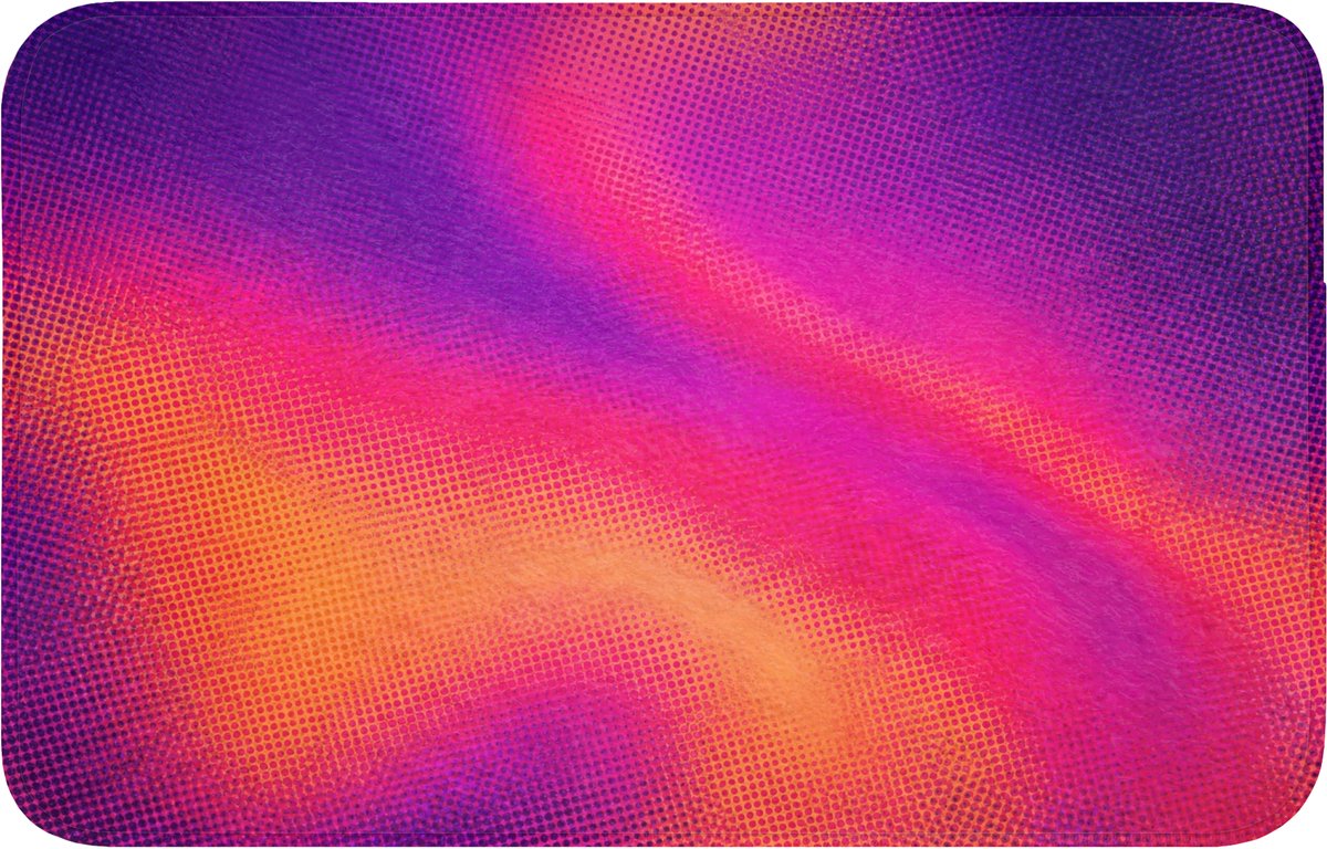 WC mat 80x50 cm - Antislip - Abstract - Patroon - Kleurverloop - Toiletmat - Vloermat - Do
