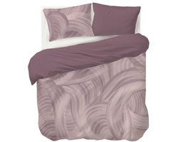 Auping Mauve twists Dekbedovertrek - Tweepersoons 260 x 220 cm - Biologisch katoen - Paars