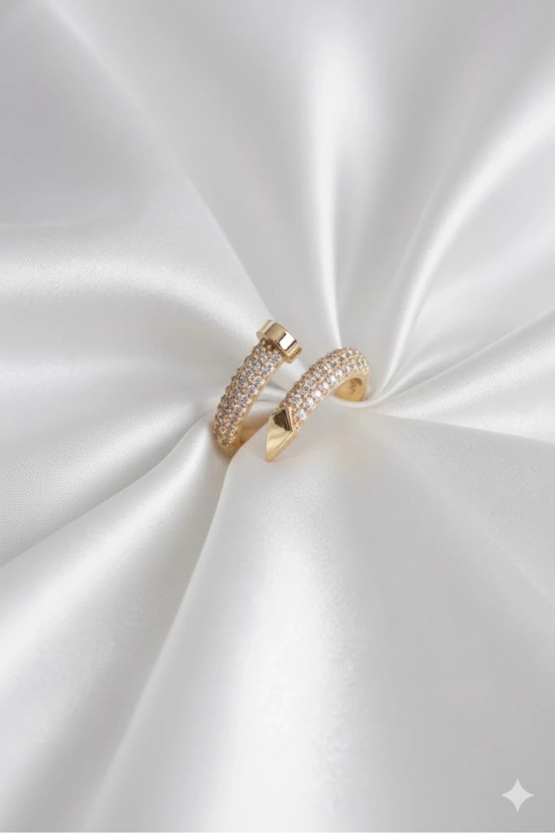 Dorvina Messing Dames Ring Goudkleurig Civi Model Zirkonia | Stijlvol en Duurzaam Sieraad, Aksesuar