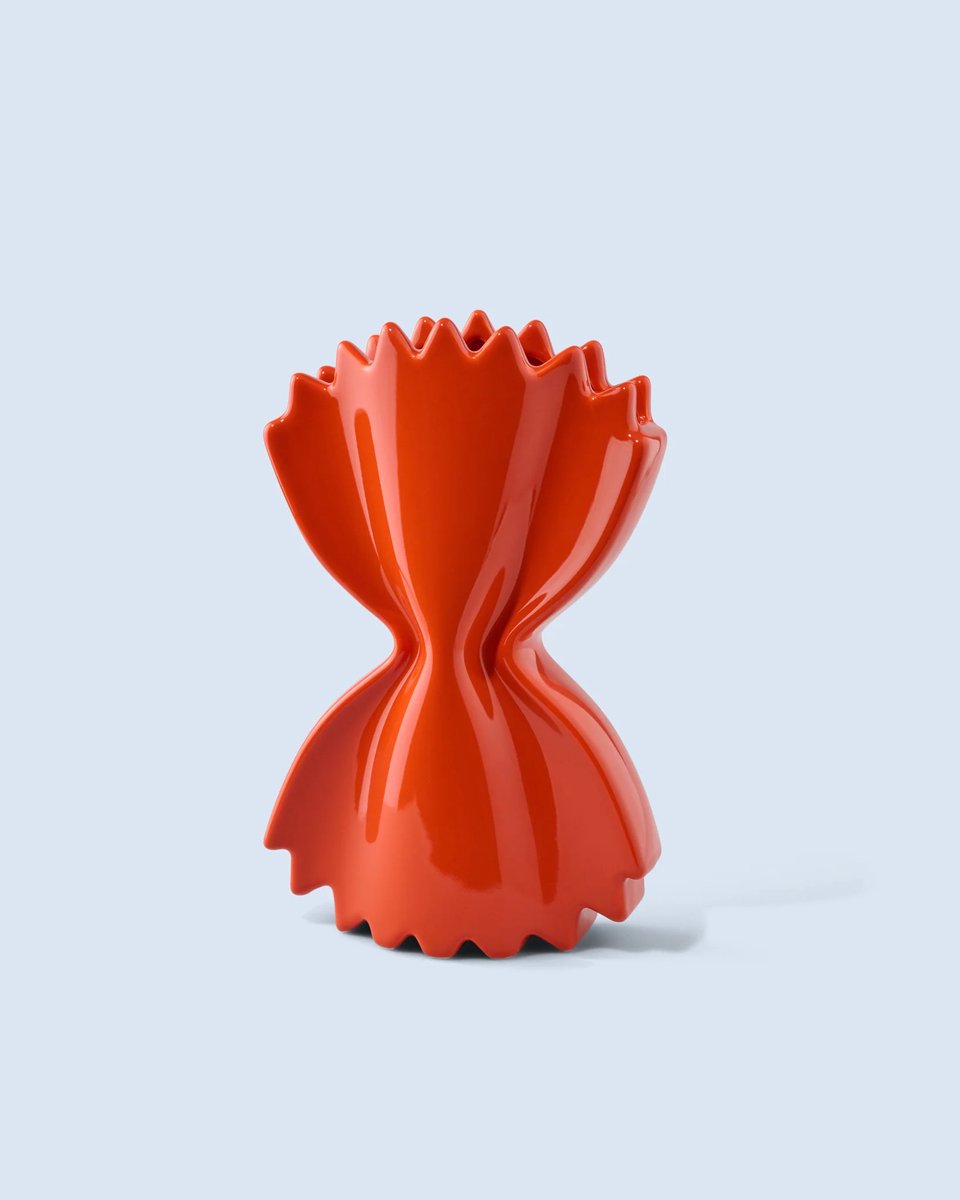 Fluid Market - Vaas Pasta - rood - keramiek - limited edition