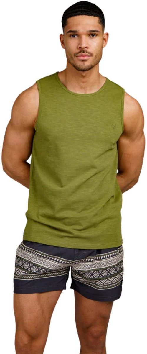 Brunotti - Malaku-Slub - Singlet Mayfly - Heren - 100% Slubkatoen - Ademend - XXL