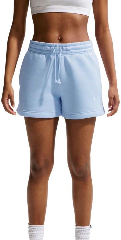 Short de sport Nike Sportswear Phoenix Fleece pour femmes Bleu M/38