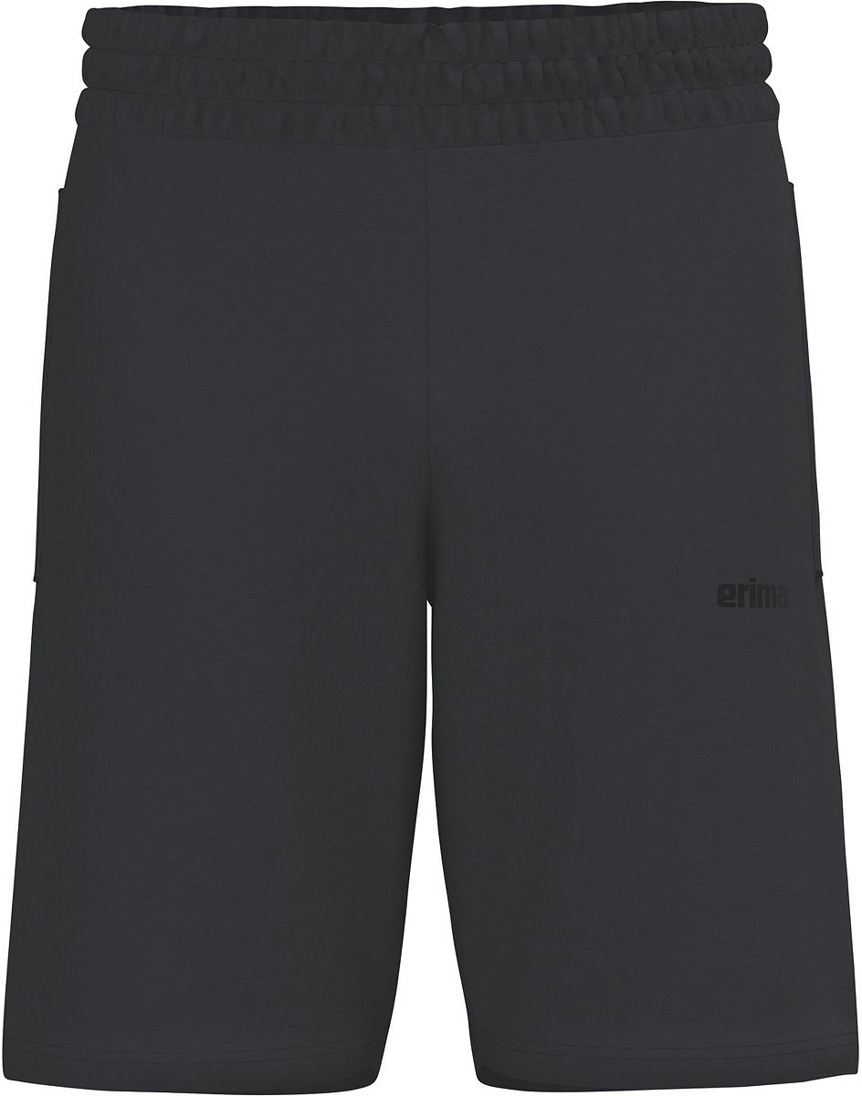 Erima Ts Sweatshort Kinderen - Zwart | Maat: 128