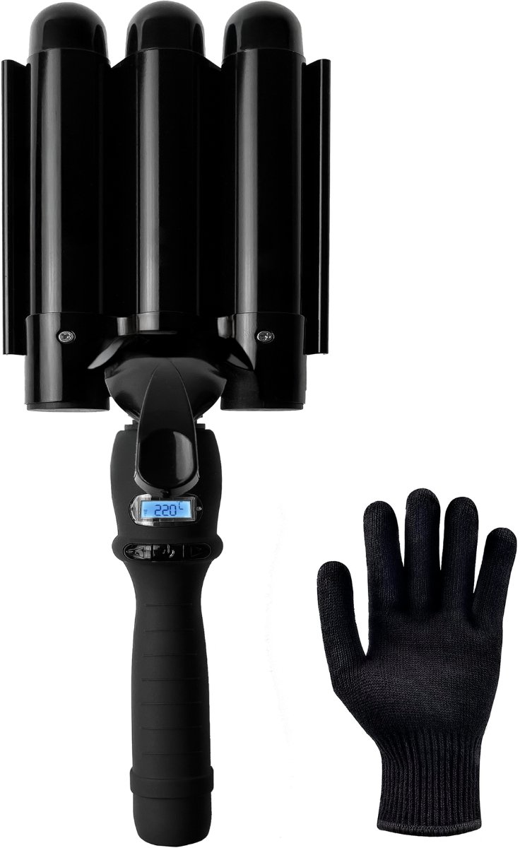Vaive Wafeltang 32 mm - Beach Waves - Golvenkrultang - Krultang - Waver - Keramische Coating